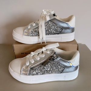 Girls Glitter Sneakers